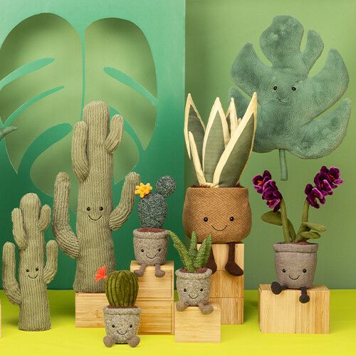 jellycat knuffelwoestijncactus amuseables - s - 30 cm