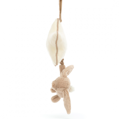 jellycat muziekdoosje bashful beige konijn - 30 cm