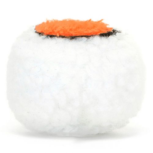 jellycat sassy sushi knuffelsushi uramaki - 4 cm