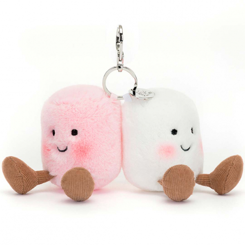 jellycat sleutelhanger amuseables marshmallows  - 15 cm