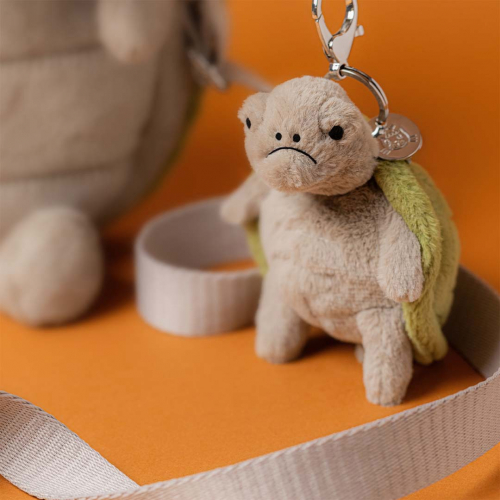 jellycat sleutelhanger timmy turtle - 15 cm