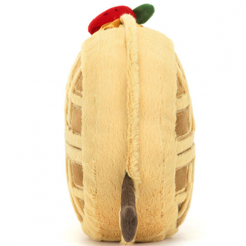jellycat amuseables knuffelwafel - 15 cm