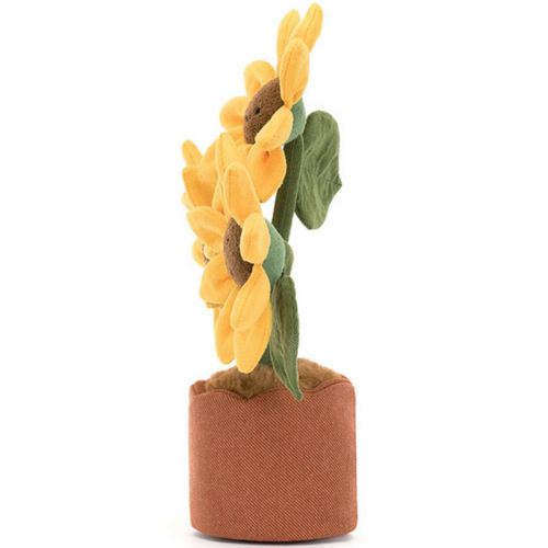jellycat amuseables knuffelzonnebloem - 35 cm