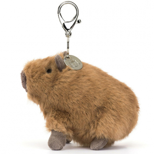 jellycat sleutelhanger capybara - 14 cm