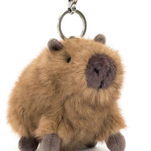 jellycat sleutelhanger capybara - 14 cm