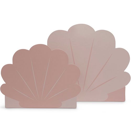 jollein kinderkoffers shell - pale pink - 2st