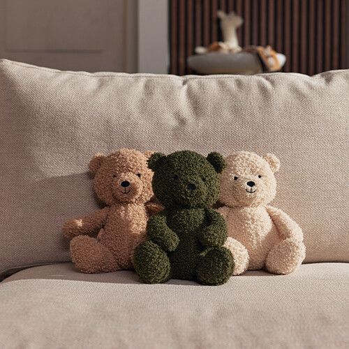 jollein knuffelbeer teddy bear - biscuit - 25 cm