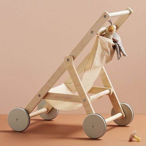 kids concept poppenwagen sulky - ecru