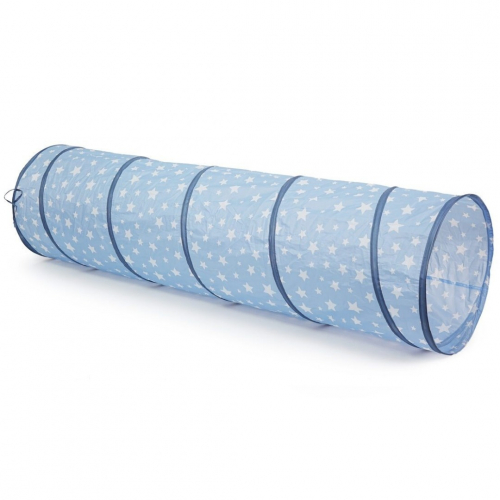 kids concept speeltunnel star - blauw - 180 cm
