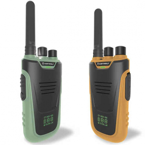 kidywolf walkie talkie - groen mosterd