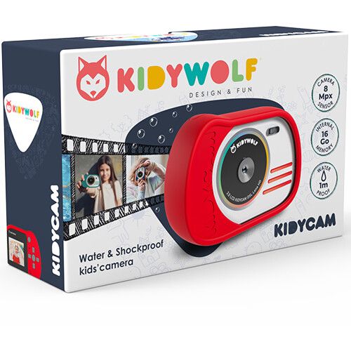 kidywolf kindercamera kidycam - rood