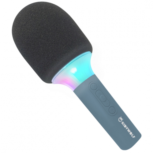 kidywolf karaoke microfoon - blauw