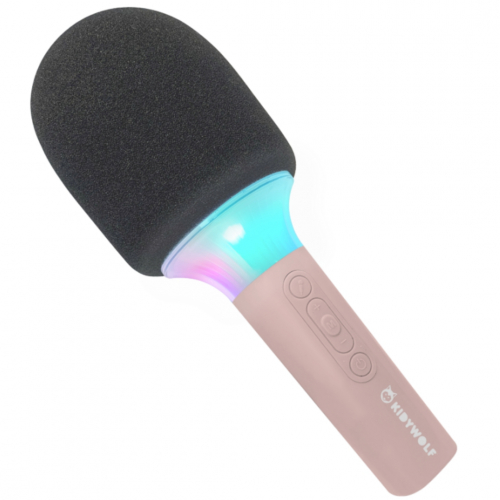 kidywolf karaoke microfoon - roze