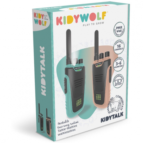 kidywolf walkie talkie - groen roze
