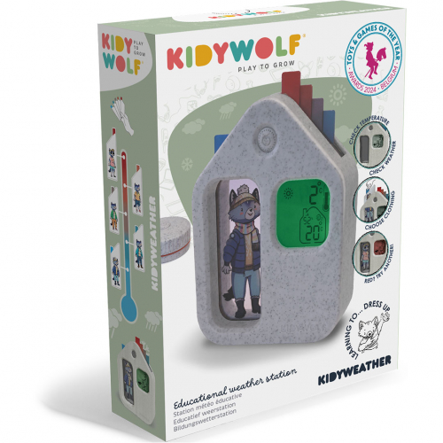kidywolf weerstation met buitensensor