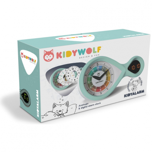 kidywolf wekker groen