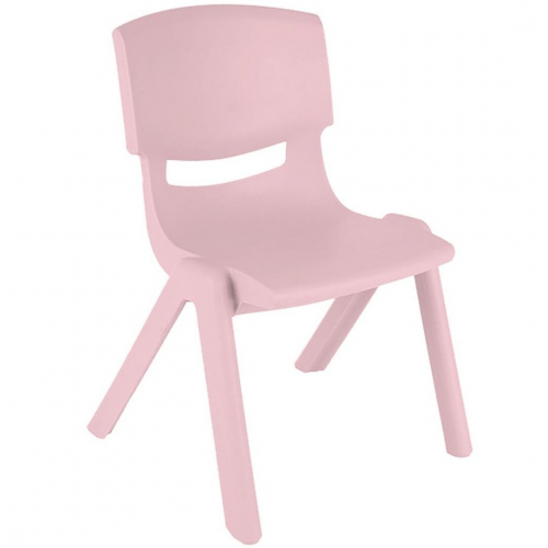 kinderstoel pastel roze