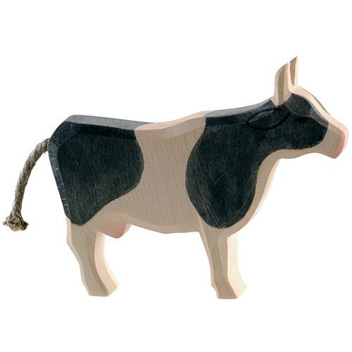 ostheimer koe zwart staand - 15 cm