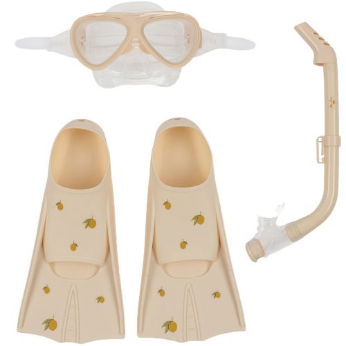 konges sløjd kindersnorkelset lemon - maat 33-34  