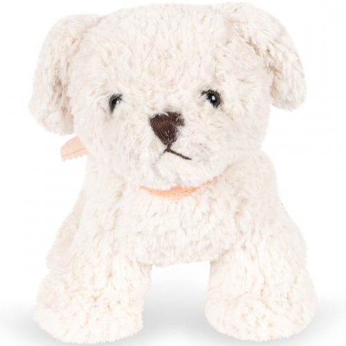 konges sløjd knuffelpuppy met mand - madeleine - 28 cm