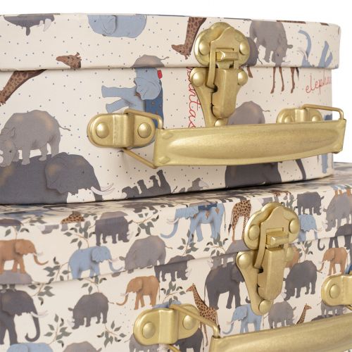 konges sløjd kofferset safari-elephantastic - 2st  