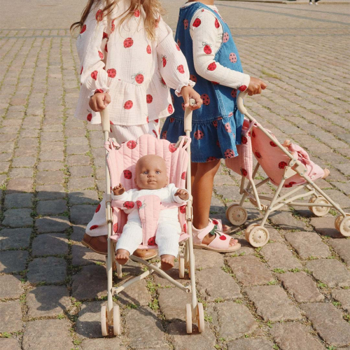 konges sløjd poppenbuggy - ladybug glitter