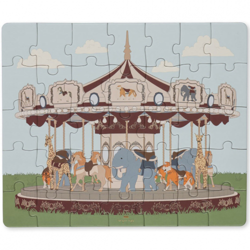 konges sløjd puzzel carousel - 35st