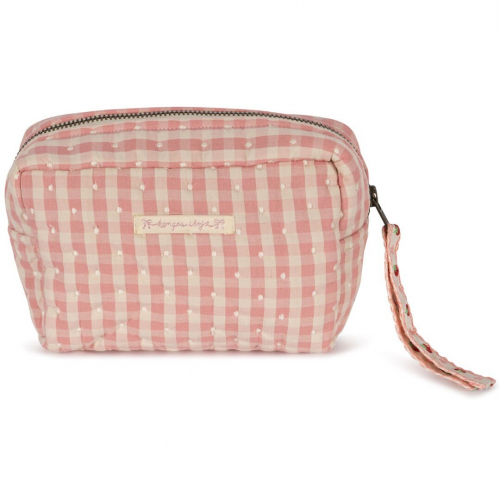 konges sløjd toilettas powder pink check - small