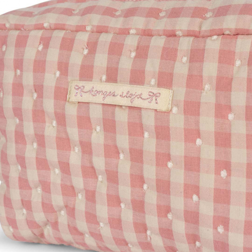 konges sløjd toilettas powder pink check - small