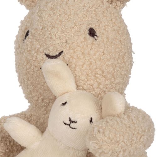 konges sløjd activiteitenknuffel met muziek teddy bunny - 28 cm