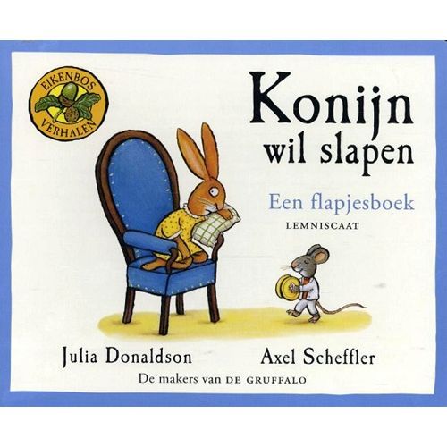 uitgeverij lemniscaat flapjesboek konijn wil slapen
