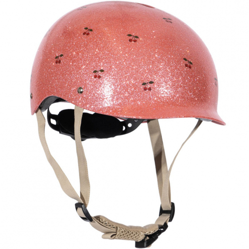 konges sløjd kinderhelm cherry glitter - 4-8 jaar
