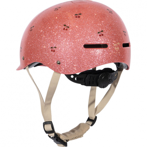 konges sløjd kinderhelm cherry glitter - 4-8 jaar