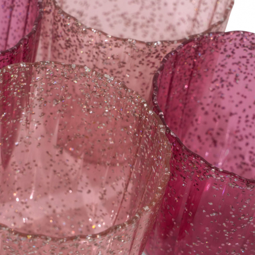 konges sløjd kinderbekers sparkling pink - 4st