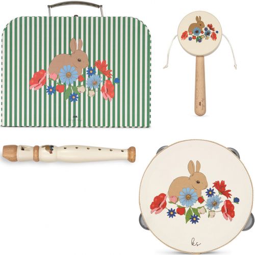 konges sløjd muziekinstrumenten bunny tokki - 4-delig