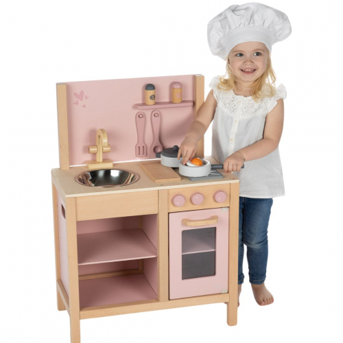 label label kinderkeuken pink