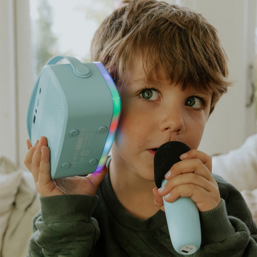 lalarma copenhagen karaokeset met licht - blauw