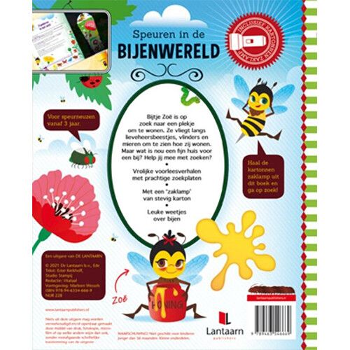 lantaarn publishers lees- en zoekboek speuren in de bijenwereld