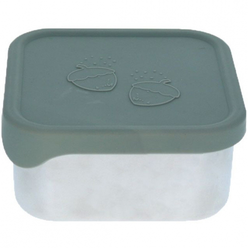 le petit souk rvs lunchbox set hazelnoot - 2st