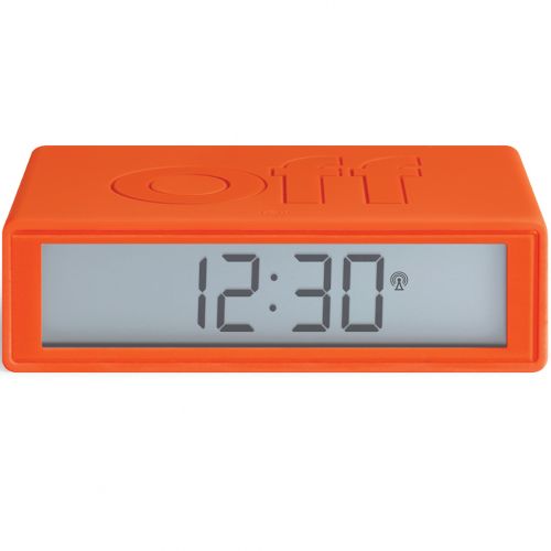 lexon flip classic digitale wekker - orange 