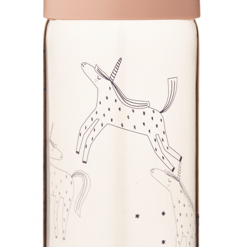 liewood drinkfles clemence - unicorn pale tuscany - 350 ml