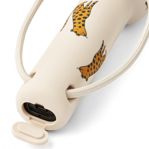 liewood oplaadbare zaklamp gry - leopard sandy