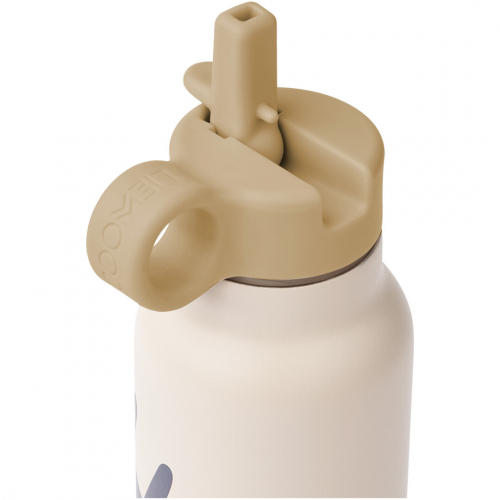 liewood rvs thermosfles falk - bunny sandy - 350 ml