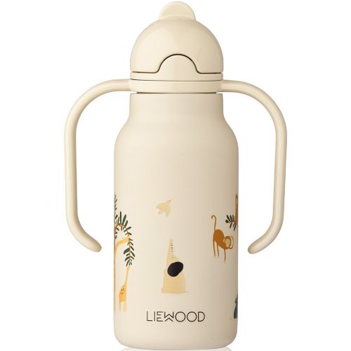 liewood rvs thermosfles kimmie - all together sandy - 250 ml