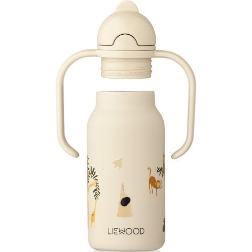 liewood rvs thermosfles kimmie - all together sandy - 250 ml