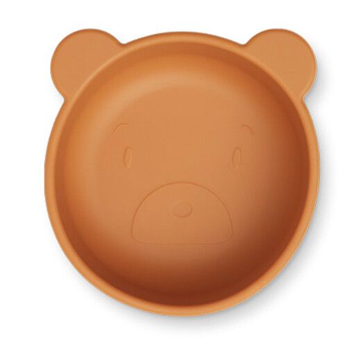liewood siliconen kinderservies cyrus - mr bear - oat multi mix