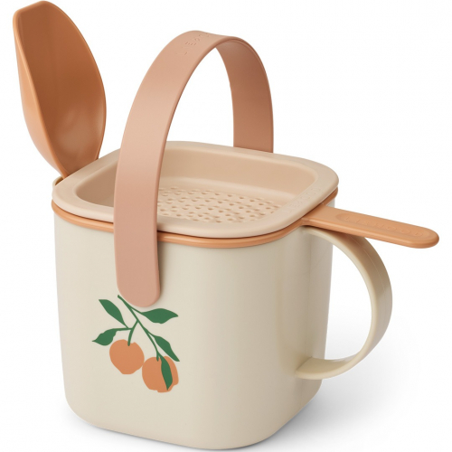 liewood strandset roald - peach sea shell - 5-delig