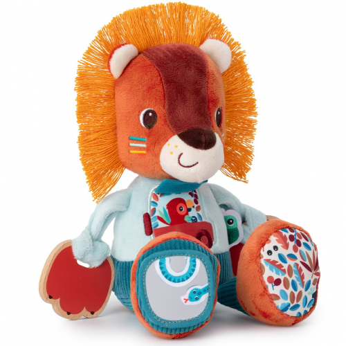 lilliputiens activiteitenknuffel leeuw - jack - 26 cm