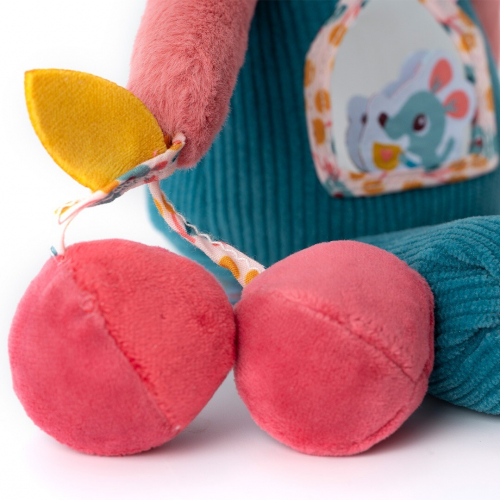 lilliputiens activiteitenknuffel kat - jeanne - 32 cm