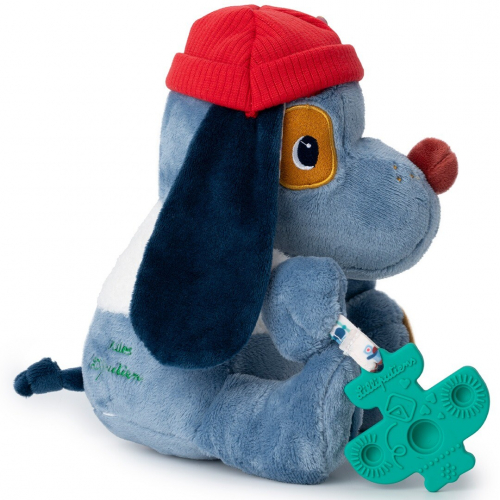 lilliputiens activiteitenknuffel hond - jules - 19 cm
